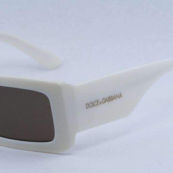 Dolce & Gabbana DG4416 342973 Rectangle Sunglasses - Full Beige/Brown - Picture 2 of 8